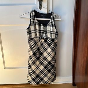 GapKids black and white plaid dress